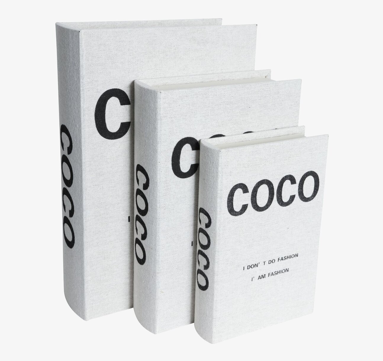 Bokförvaring Catwalk Set/3 Natur från varumärket Silkflower