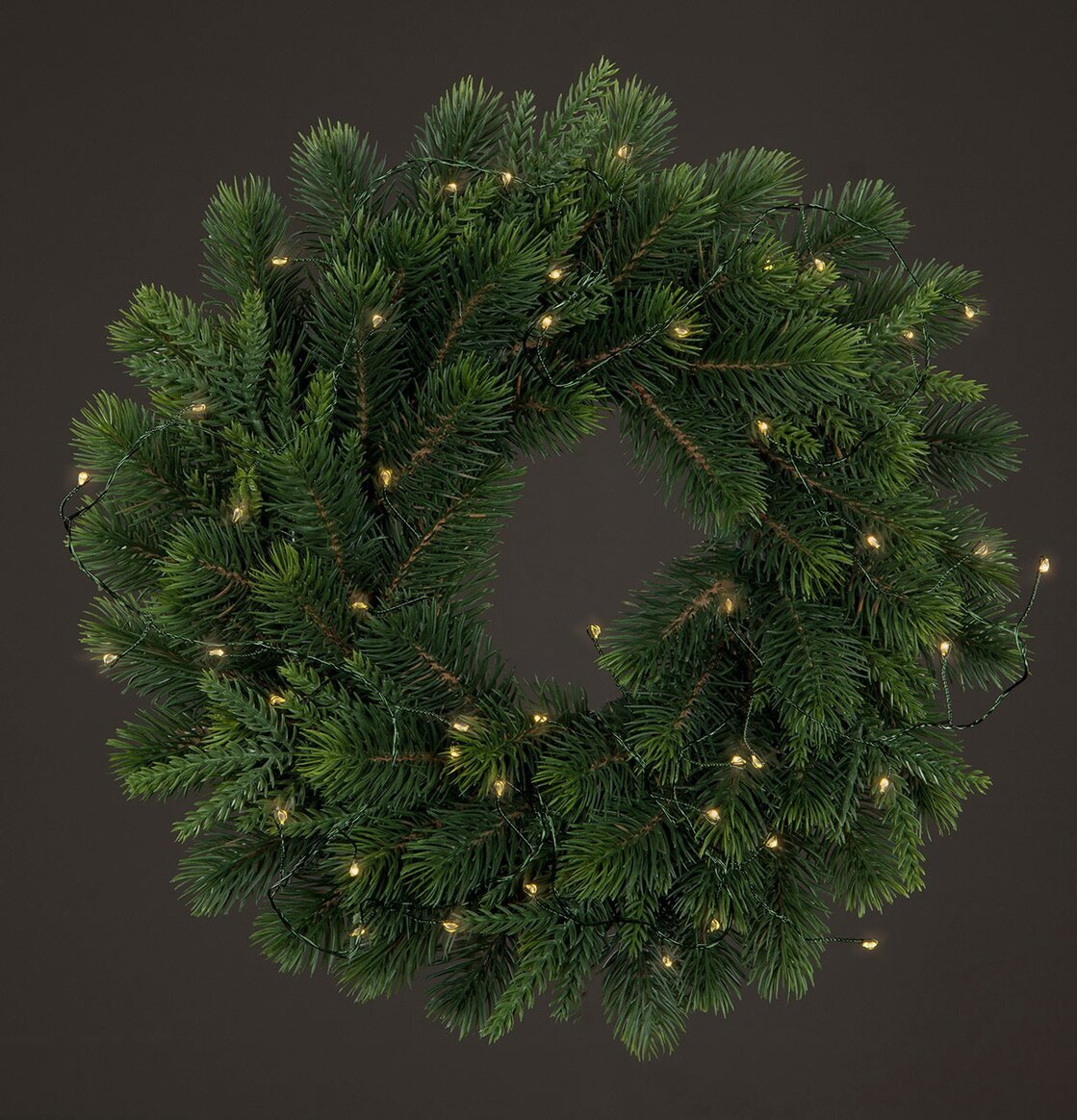 Ledslinga Varmvit 50 Ljus från A Lot Decoration i krans