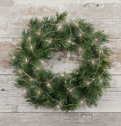 Ledslinga Varmvit 50 Ljus från A Lot Decoration på krans