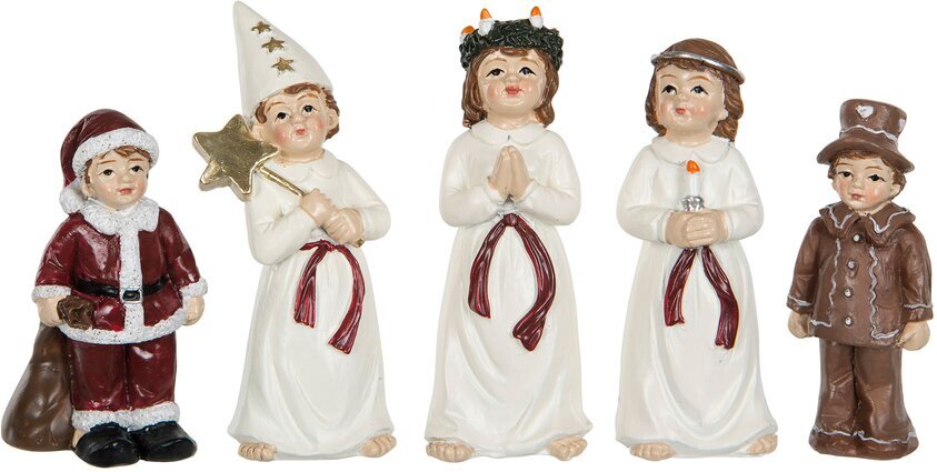 Luciatåg Mixset från A Lot Decoration med fem figurer