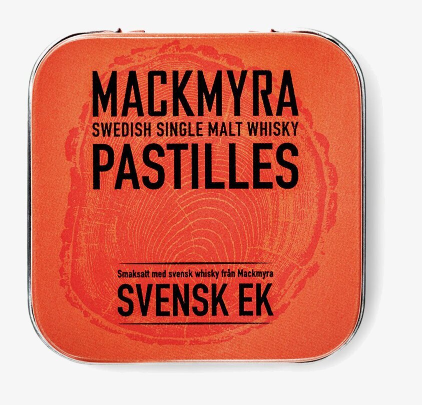 Mackmyra Pastiller Svensk Ek från Brand Of Gefle i metallask