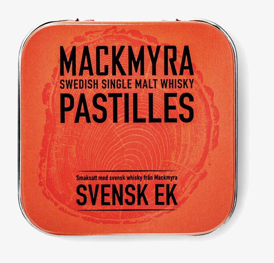 Mackmyra Pastiller Svensk Ek från Brand Of Gefle i metallask
