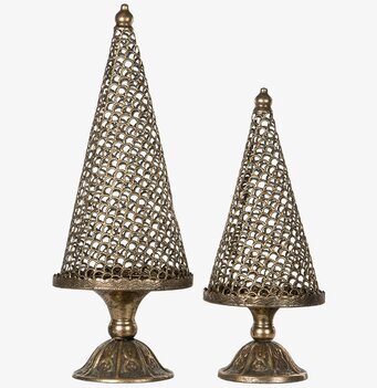 Granfat Set/2 Antik Guldbrun från A Lot Decoration