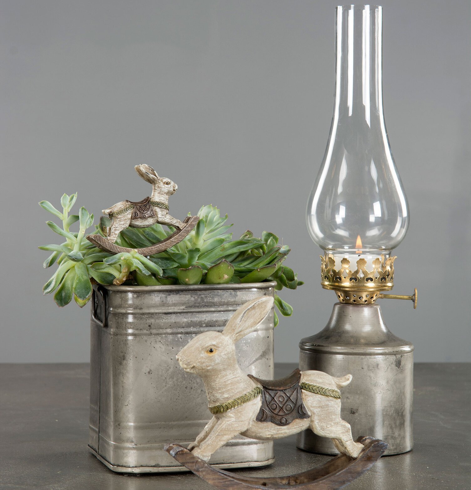 Ljuslykta Värmeljus Iris Cloudy/Rusty från A Lot Decoration