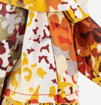 Bordslampa Rey från Skitso med färgstark mönstrad skärm