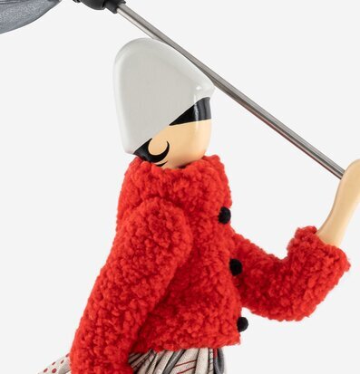 Bordslampa Tammy från Skitso med figur och paraply-lampskärm