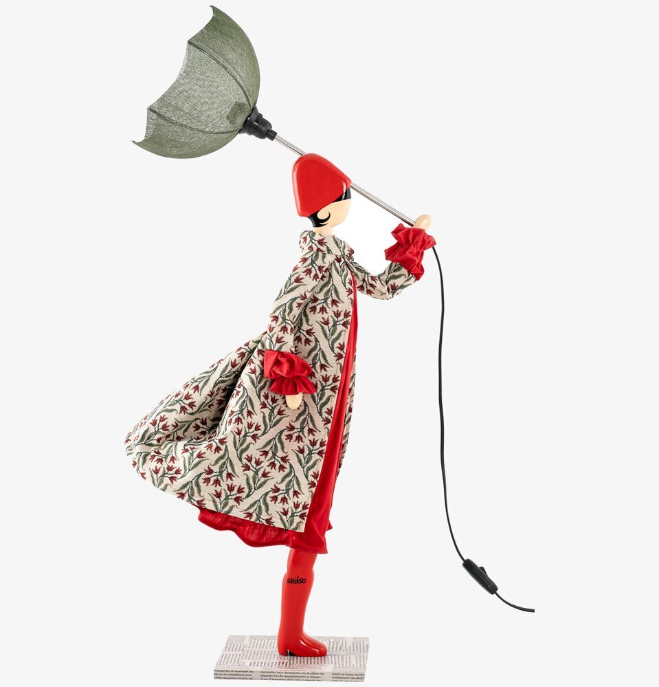 Bordslampa Genna från Skitso med unik design och textilkonst