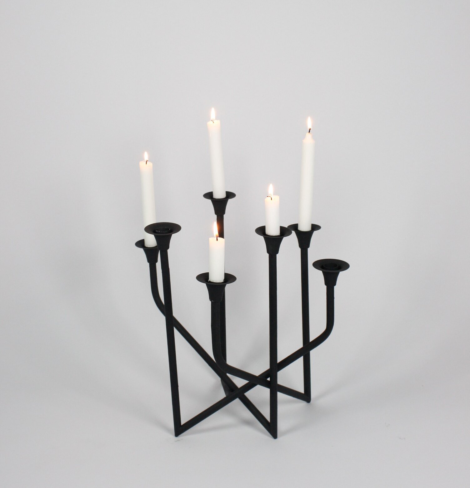 Ljusstake Edgar Smide Liten från Olsson & Jensen, svart