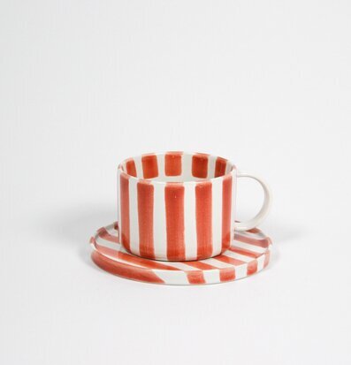 Monica Kopp Med Fat Rost från Olsson & Jensen i keramik