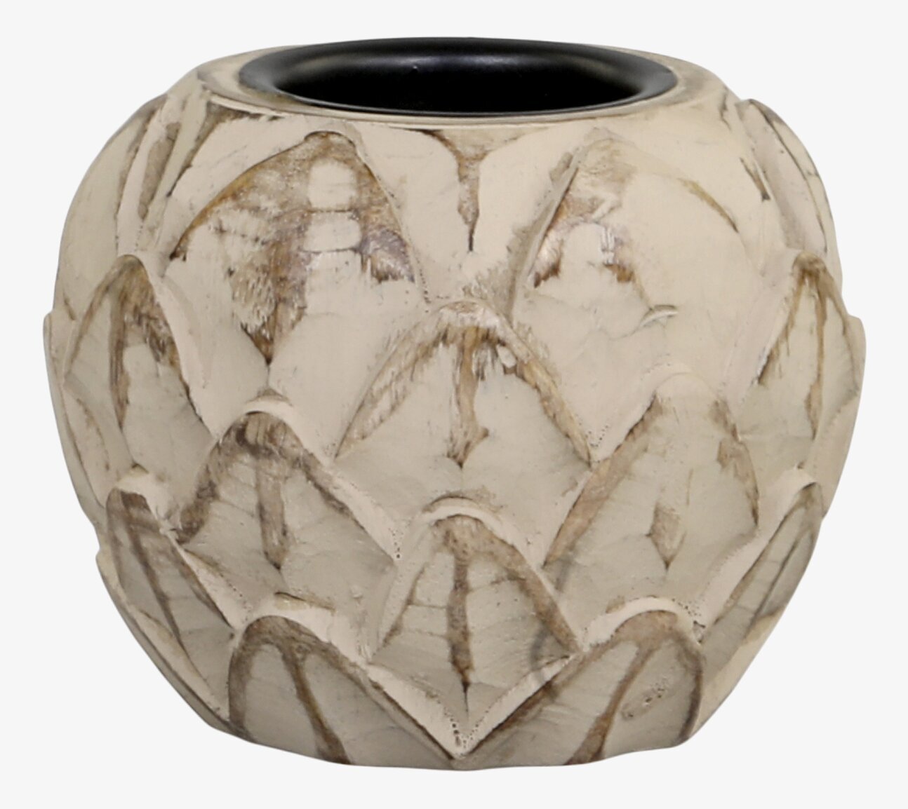 Ljuslykta Antik Creme från Chic Antique med rustik elegans