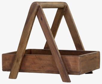 Grimaud Träkorg Med Handtag från Chic Antique på neutral bakgrund