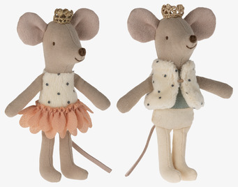 Royal Twins Mice, Little Sister and Little Brother - Maileg