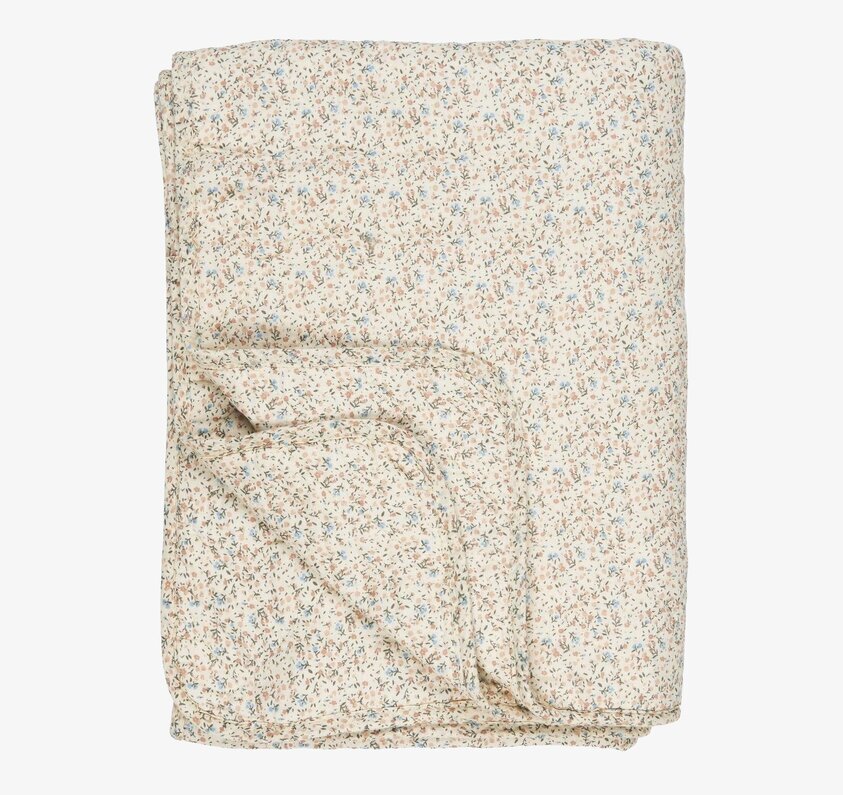 Quilt Flowers Creme från IB Laursen med blommönster
