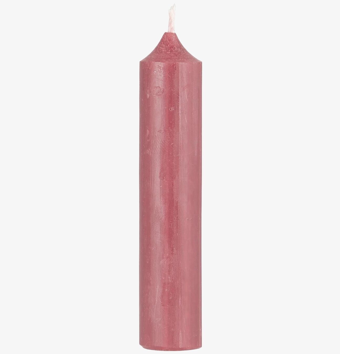 Stearinljus Rustik Kort Korall/Rosa från IB Laursen