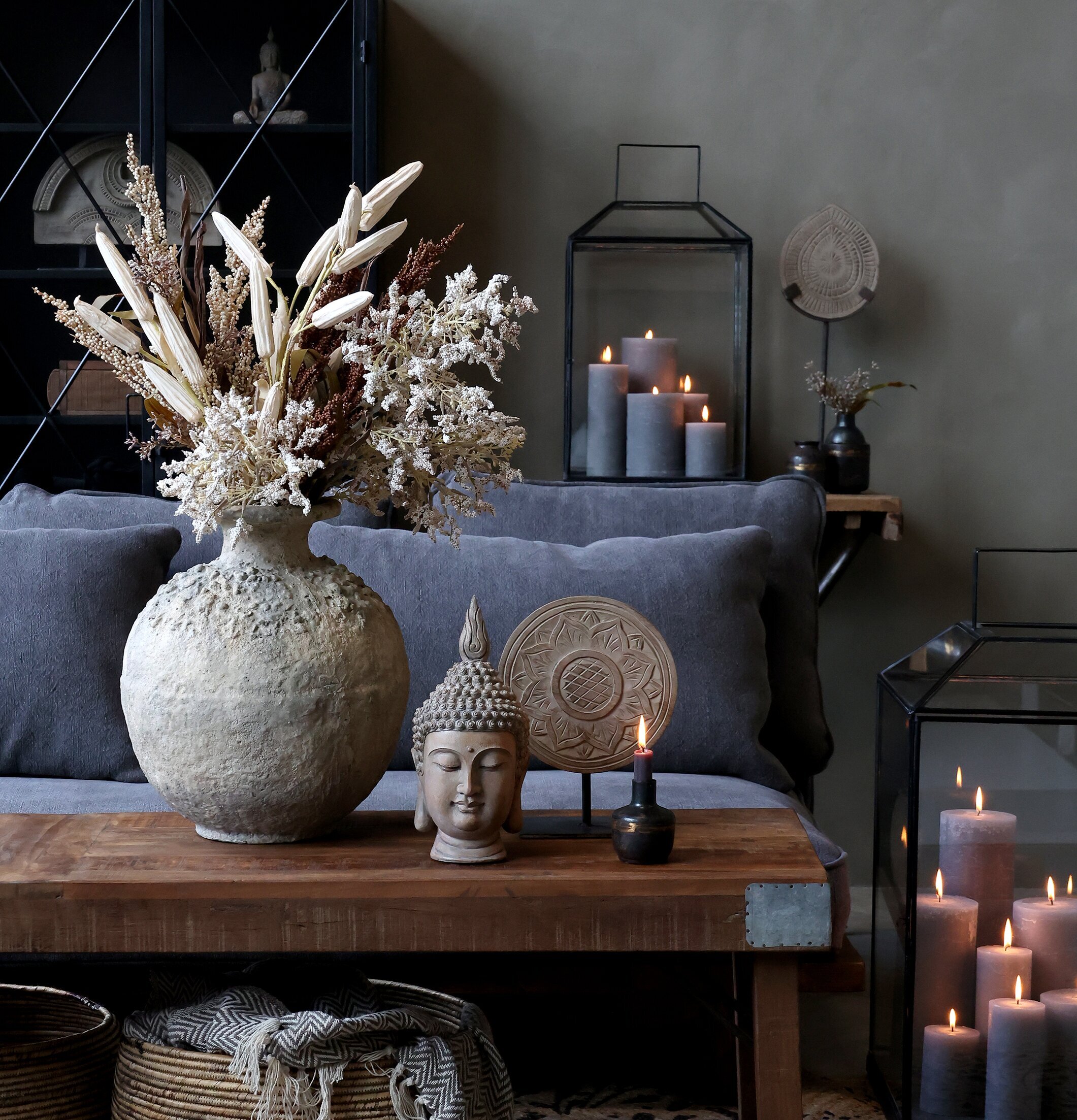 Dekor Natur H28cm från Chic Antique på rustikt träbord