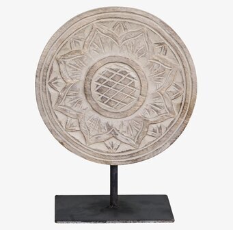 Dekor Natur H28cm från Chic Antique med snidad trädetalj