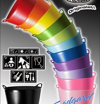 Tubtrugs Micro behållare i regnbågsfärger från Tubtrugs