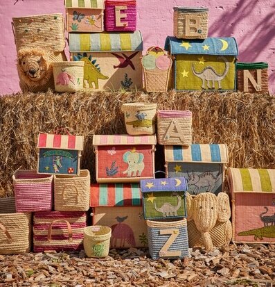 Förvaringskorg Sweet Jungle Theme Rice