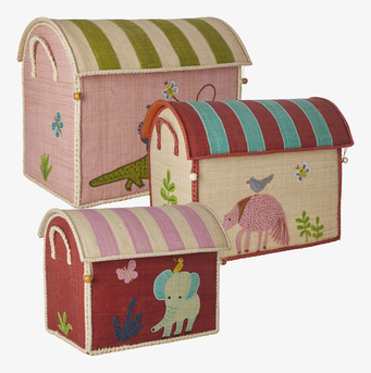 Förvaringskorg Sweet Jungle Theme Rice