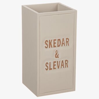 Trälåda Skedar & Slevar Sand från Different Design