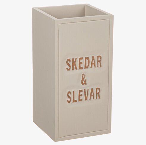 Trälåda Skedar & Slevar Sand från Different Design