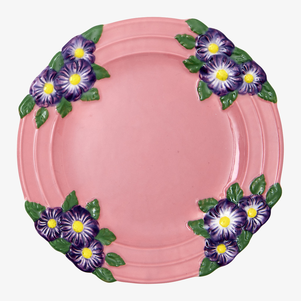 Kakfat Keramik - Embossed Flower Design Pink från Rice