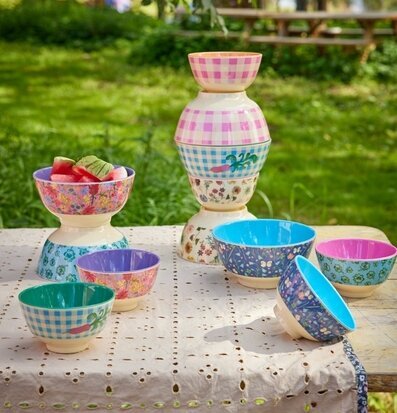 Liten Skål Floras Dream Print från Rice i blommig design