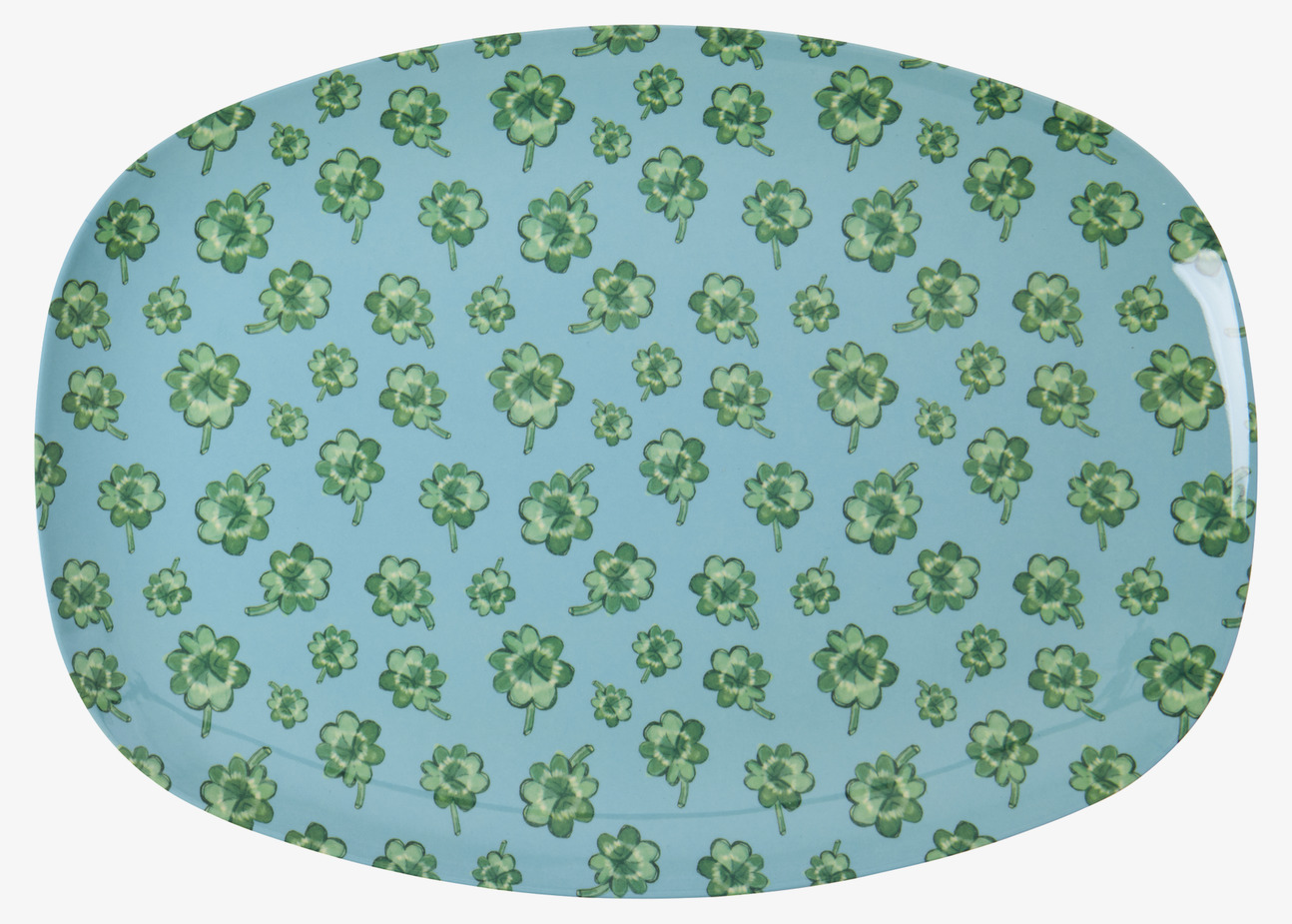 Tallrik Good Luck Print från Rice med fyrklövermotiv