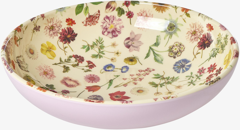 Salladsskål Floras Dream Print från Rice med blommönster