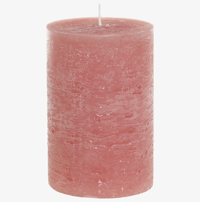 Blockljus Rustik Raspberry 90 Tim från Chic Antique