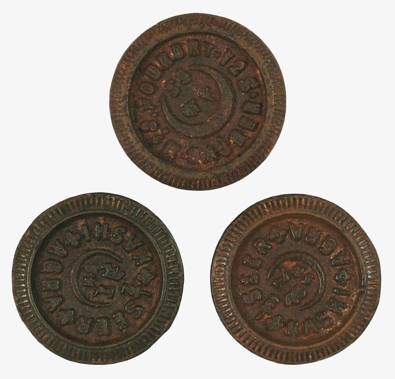 Brevvikt/Ljushållare Järn från IB Laursen med rustik finish