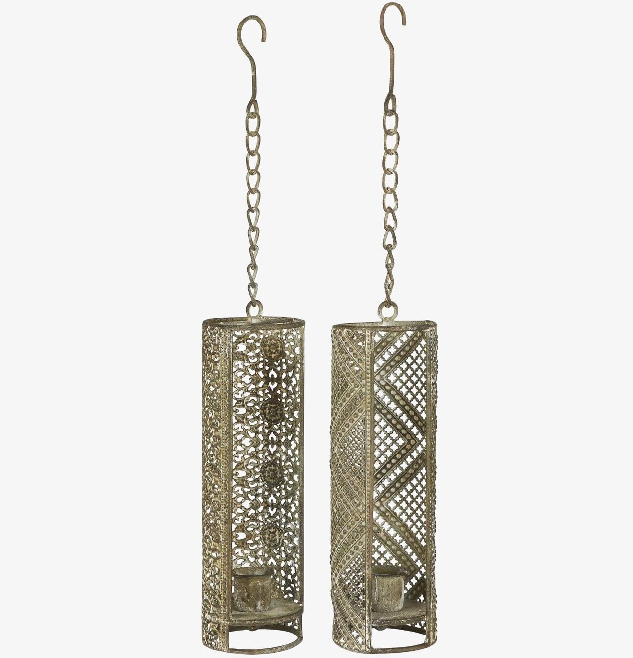 Hängande Ljusstake Oriental Grå från IB Laursen i metall