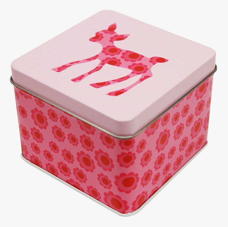 Liten box - Rosa Bambi från Blafre, rosa med Bambi-motiv