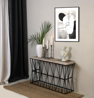 Staty Byst Deco från Västanvinden på ett avlastningsbord