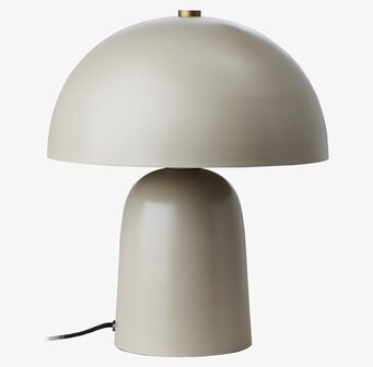 Bordslampa Fungi Beige Medium från Affari med konformad bas