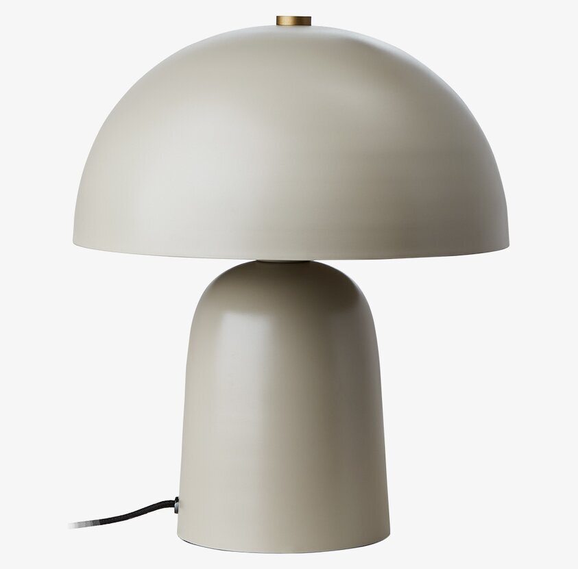 Bordslampa Fungi Beige Medium från Affari med konformad bas