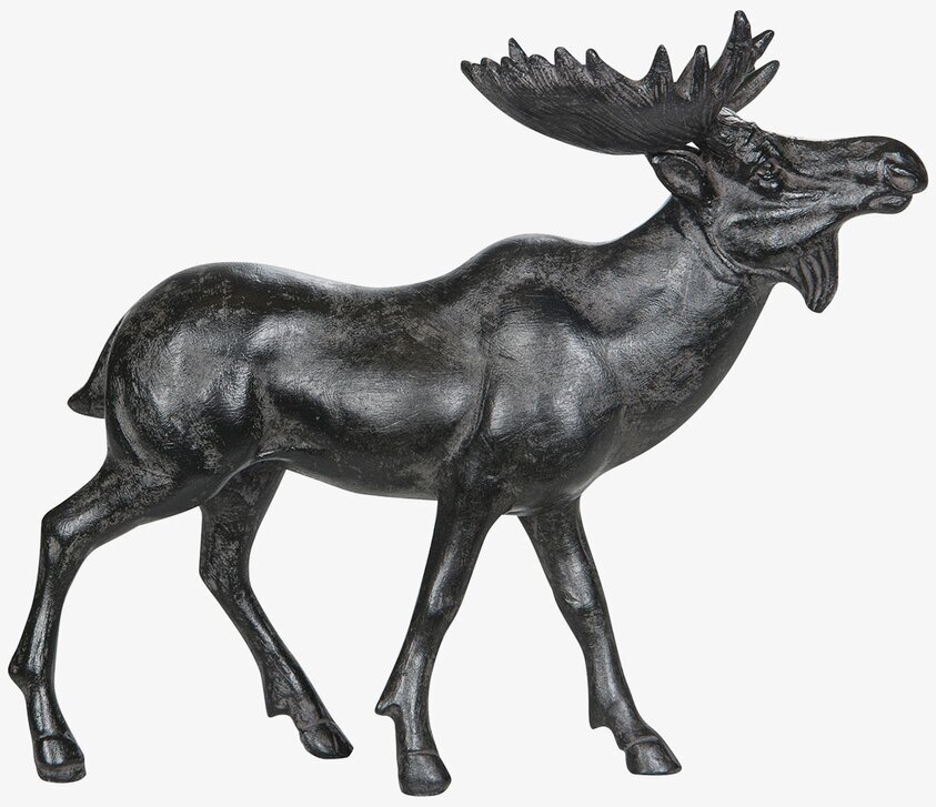 Älg Brun/Svart Poly från A Lot Decoration skulptur