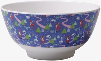 Skål Melamin X-mas Christmas Village från Rice i juldesign