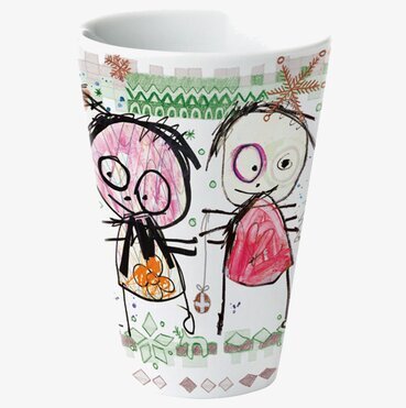 Termomugg X-Mas 2-Pack från Poul Pava med julmotiv