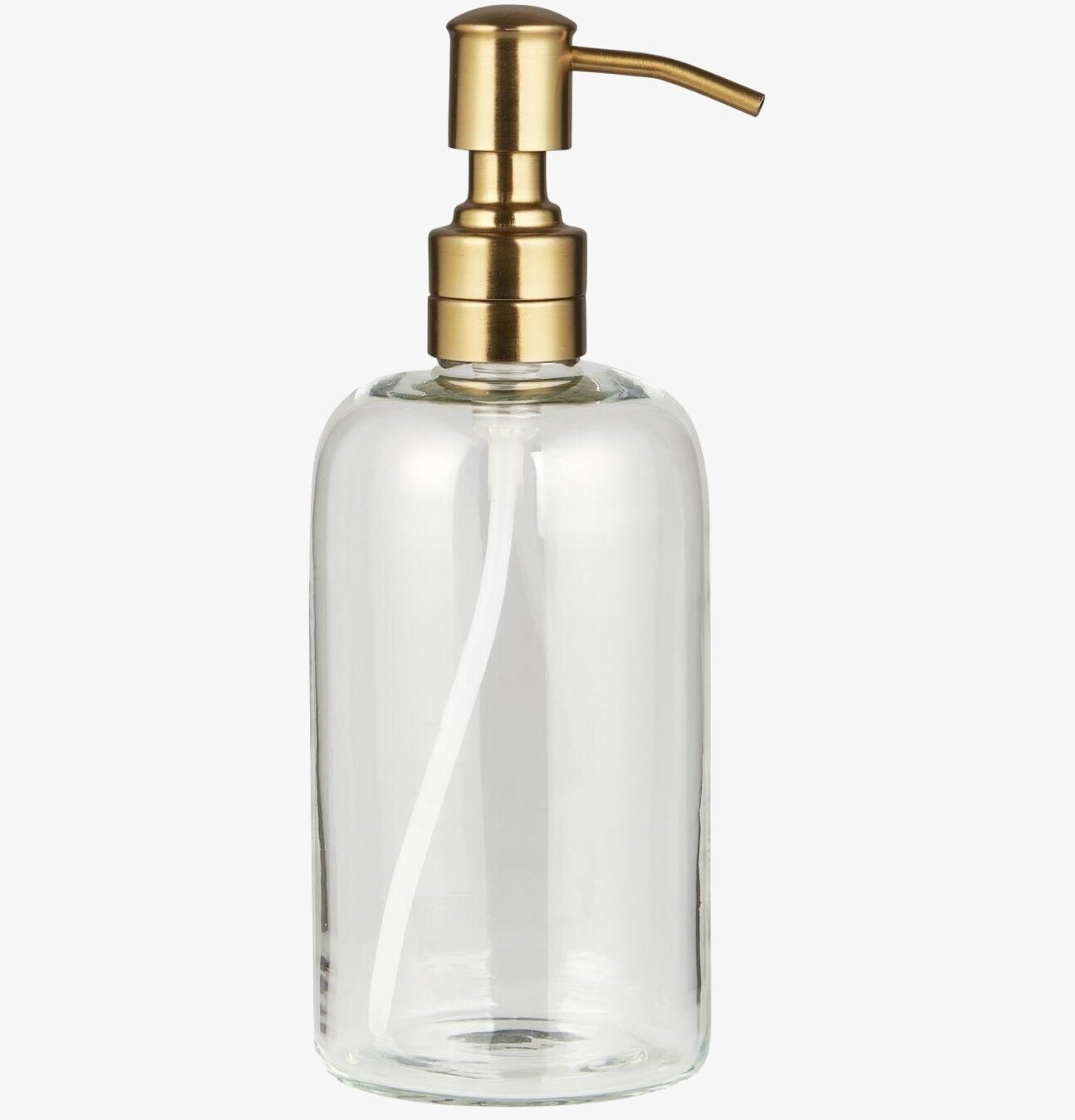 Glasflaska Med Pump Klar/Mässing 480 ml från IB Laursen