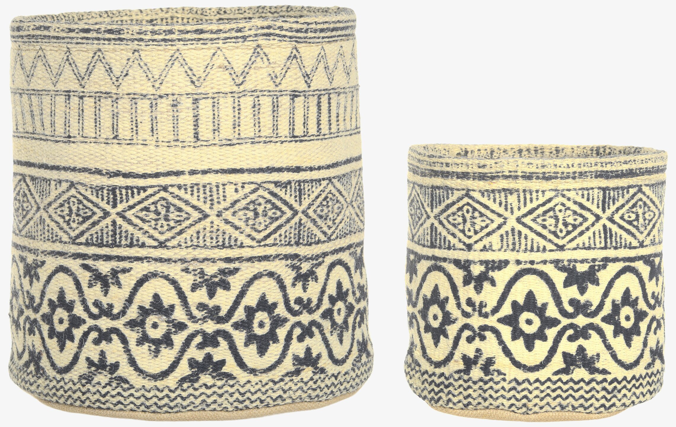 Kruka Jute Set/2 från Chic Antique i två olika storlekar