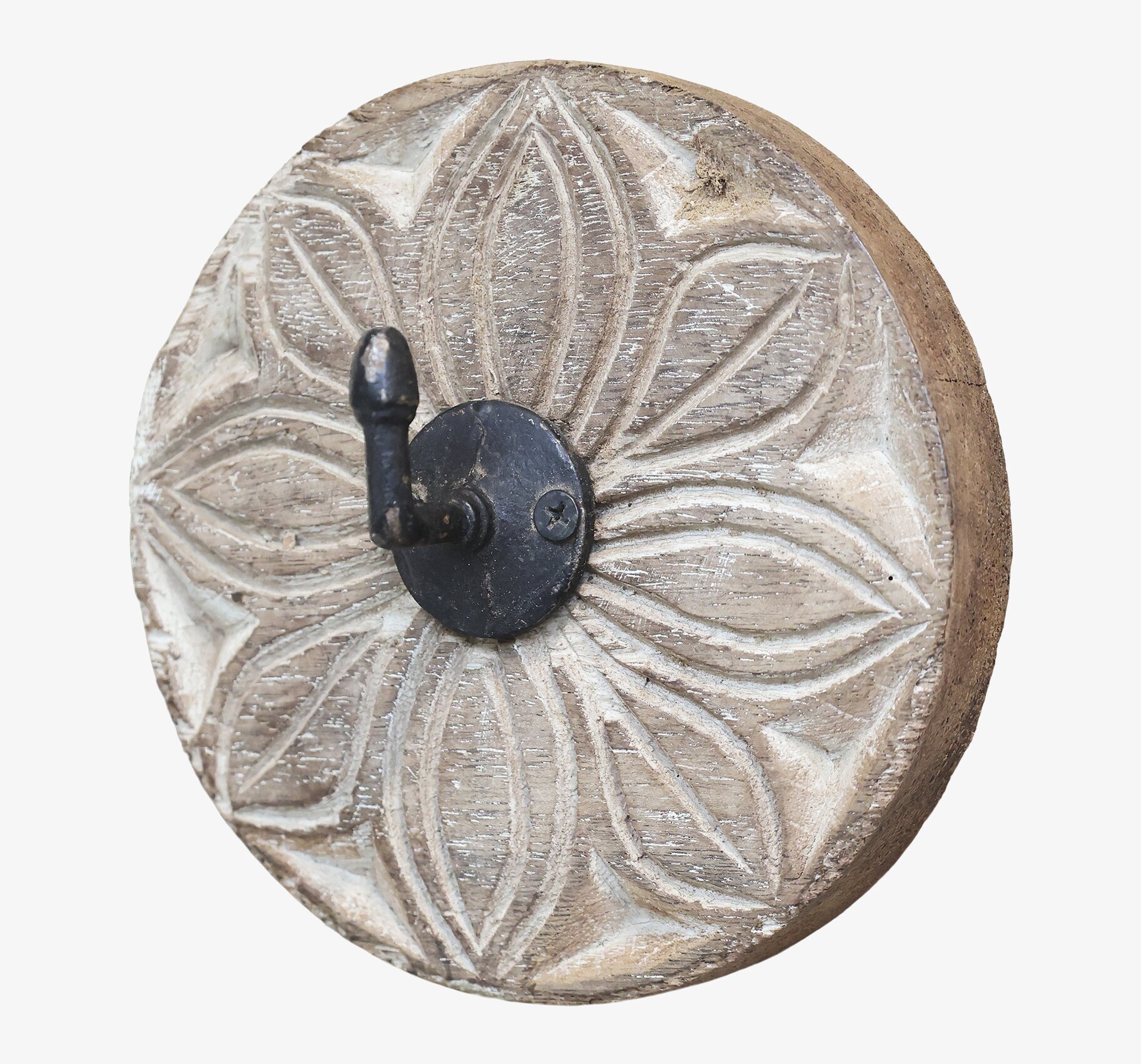 Väggkrok Grimaud Natur från Chic Antique med sniderier