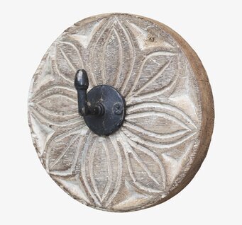 Väggkrok Grimaud Natur från Chic Antique med sniderier