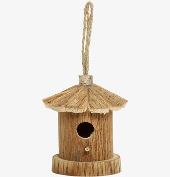 Fågelhus Natur från Chic Antique i naturligt trämaterial