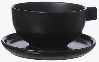 Tekopp Med Fat Svart - Ernst, stilren och funktionell design