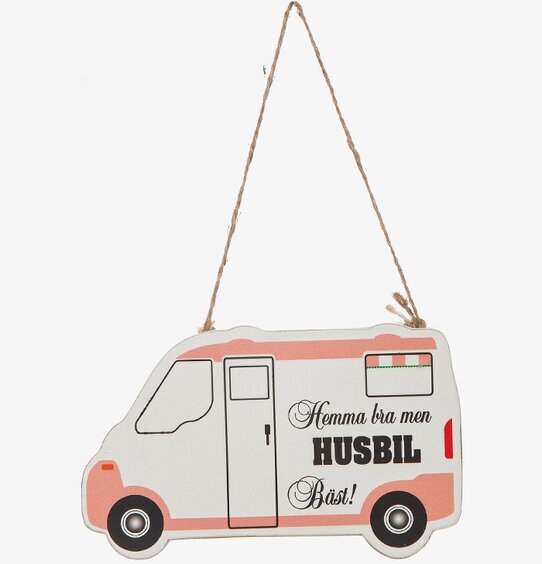 Skylt - Husbil Bäst från Different Design, charmig träskylt