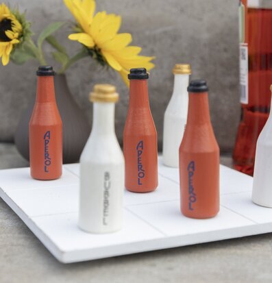 Tre I Rad - Aperol & Bubbel från Different Design utomhus