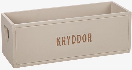 Trälåda Kryddor Sand från Different Design i trä med handtag