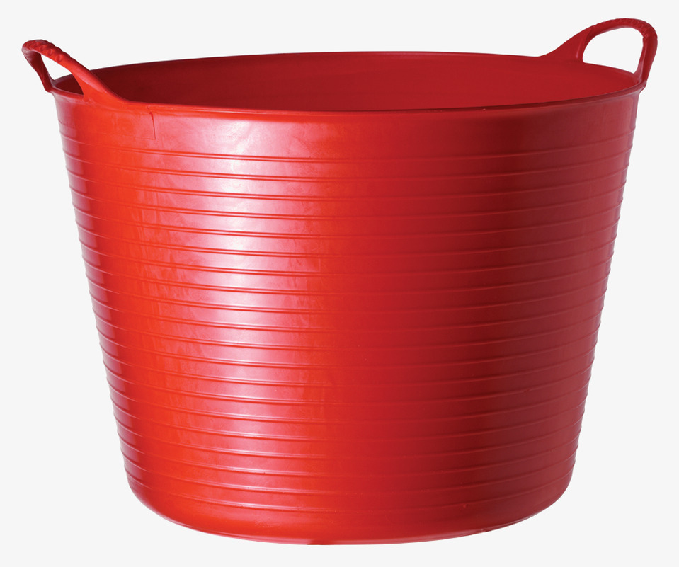 Tubtrugs Förvaringshink Röd från Tubtrugs med handtag