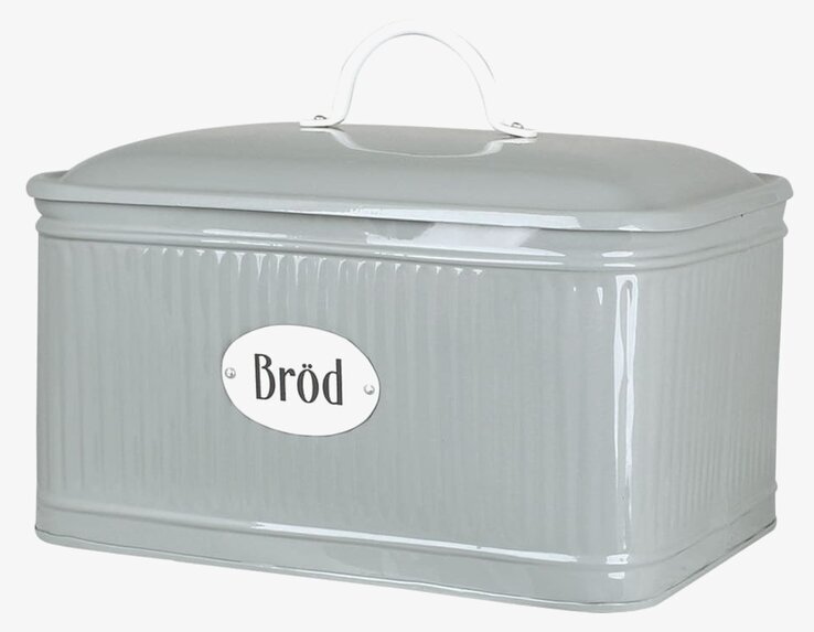 Plåtburk Bröd Grön från Strömshaga i lantlig design